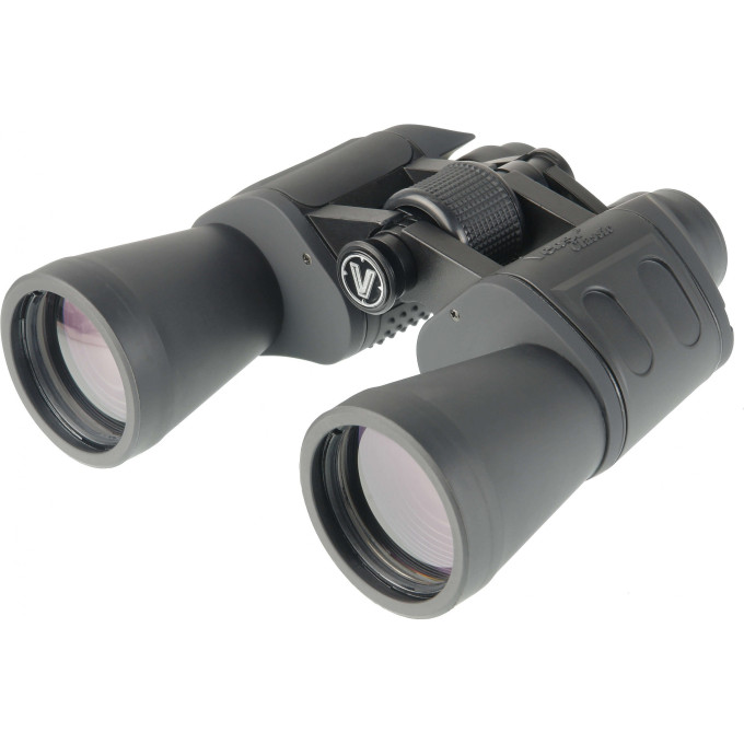 Бинокль VEBER CLASSIC БПЦ 12x50 VR серый 23903