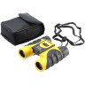 Бинокль VEBER WATERPROOF 8x25 черный/желтый 20764